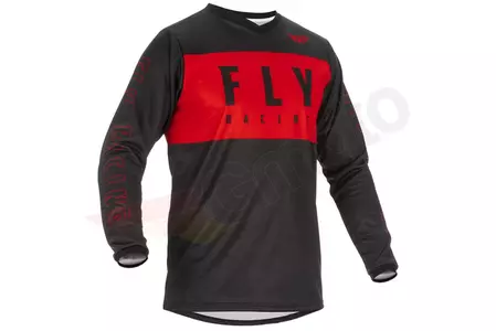 Fly Racing F-16 cross enduro sweatshirt zwart/rood M - 375-923M