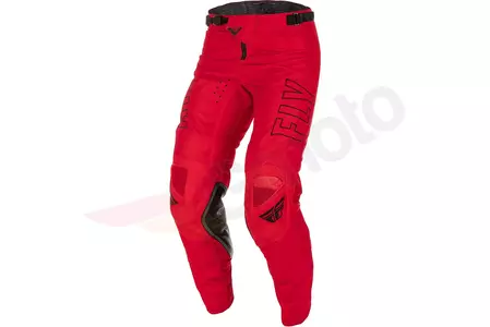 Spodnie motocyklowe cross enduro Fly Racing Kinetic Fuel czerwony/czarny 28-1