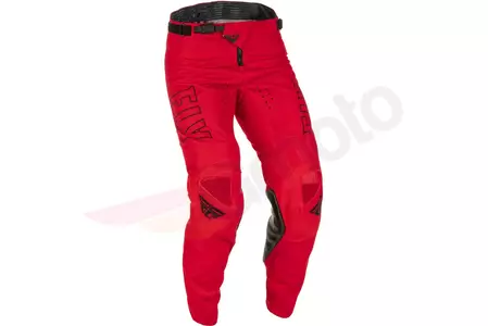 Spodnie motocyklowe cross enduro Fly Racing Kinetic Fuel czerwony/czarny 28-2