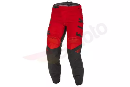 Fly Racing F-16 cross enduro pantaloni de motocicletă negru/roșu 34-2