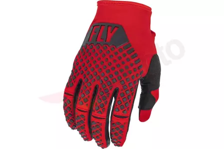 Fly Racing Kinetic cross enduro motorhandschoenen zwart/rood 3XL-1
