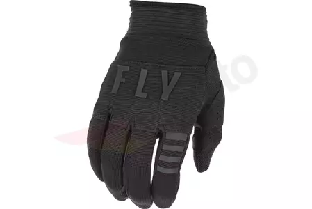 Fly Racing F-16 zwart YM kinder motor cross enduro handschoenen-1