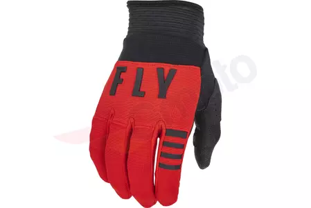 Rękawice motocyklowe dziecięce cross enduro Fly Racing F-16 czarny/czerwony 3XS-1
