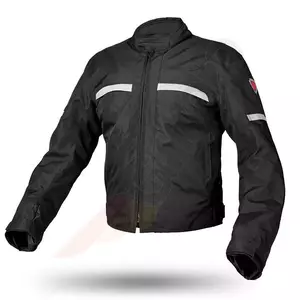 Ispido Argon tekstilna motoristička jakna, crna 3XL