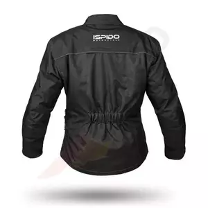 Női textil motoros dzseki Ispido Selenium fekete L L-2