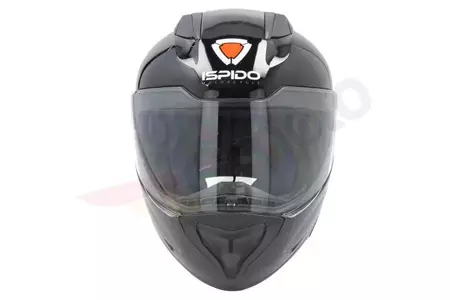 "Ispido Raven" integruotas motociklininko šalmas juodas L-2