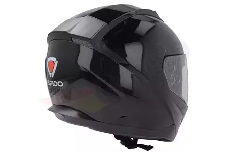 Ispido Raven casco moto integrale nero M-3