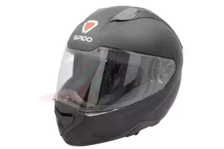 Ispido Raven casco integrale da moto nero opaco 2XL-1