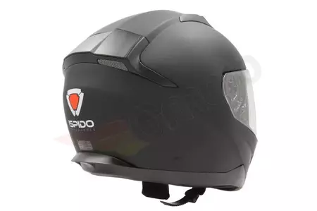 Ispido Raven casco moto integrale nero opaco XL-3