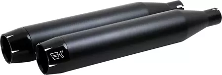 Khrome Werks slip-on silenciadores negro 3,5 pulgadas - 202600