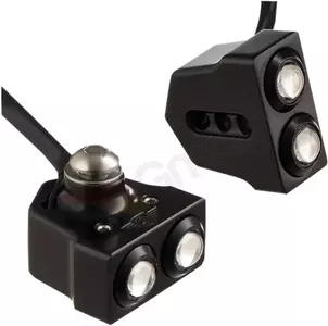 Joker Machine Rat Eye LED-es LED-es irányjelzők fekete / borostyán színűek - 05-208-AB 