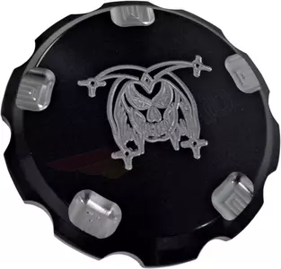 Joker Machine Serrated Series üzemanyagbetöltő kupak eloxált fekete színben - 10-441B 