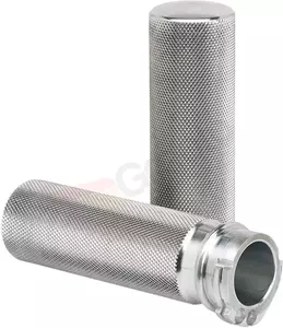 Joker Machine Gekartelde kabel aluminium handvatten zilver - 03-93-4 