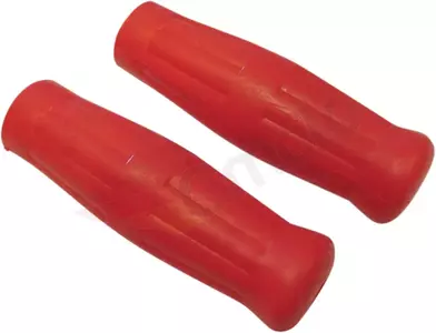 Joker Machine Vintage Radial gumijasti ročaji za krmilo rdeče barve - 03-61R 