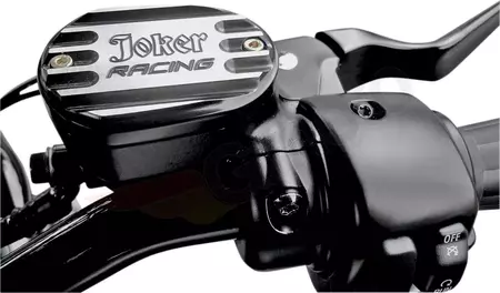"Joker Machine" priekinio stabdžių pagrindinio cilindro dangtelis juodas "Joker Racing-2