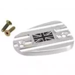 Joker Machine UK silverfärgad främre huvudbromscylinderkåpa - 09-039BS 