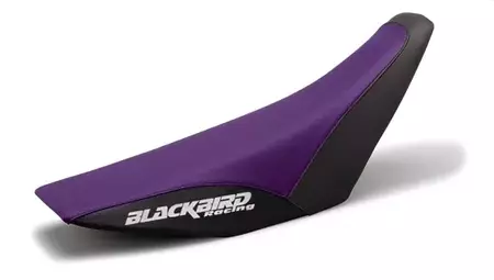 Housse de siège Blackbird Kawasaki KLX 250-300 93-08 Traditionnel violet noir - 1400/02