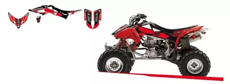 Komplet naklejek na motocykl Blackbird Honda TRX 450 04-08 Dream 2 - 2Q06A