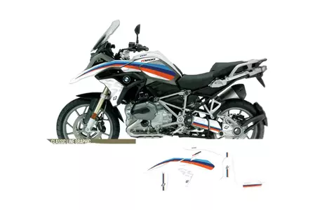 Motorrad Aufkleber Satz Blackbird BMW R 1200GS 08-12 Classic Line - 2D03/00
