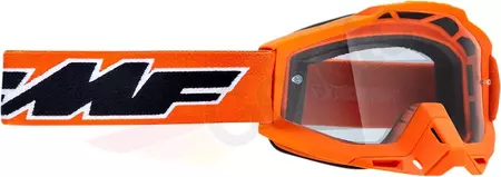 FMF Powerbomb OTG Rocket Orange motorcykelglasögon med klar lins-1