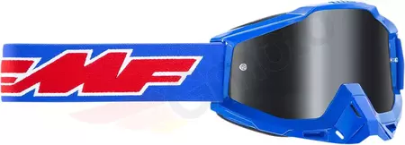 FMF Powerbomb motociklininko akiniai Sand Rocket Blue tamsintas stiklas-1