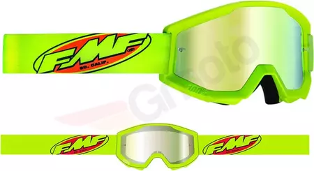 FMF Youth Motorcycle Goggles Powercore Core Yellow guld spejlglas-2