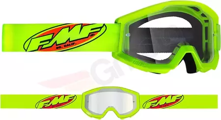 FMF Óculos de proteção para motociclistas jovens Powercore Core Amarelo vidro transparente-2
