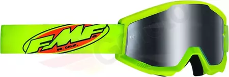 Óculos de proteção para motociclistas FMF Powercore Sand Core Vidro fumado amarelo-1