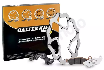 Galfer Oversize Grooved Offroad μπροστινός δίσκος και τακάκια φρένου - KG368RWSX