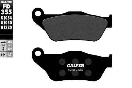 "Galfer" stabdžių trinkelės - FD355G1050