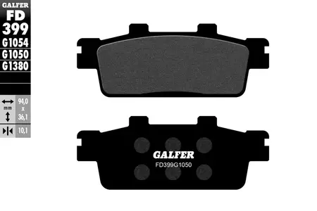 Plaquettes de frein Galfer - FD399G1050