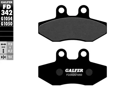 Спирачни накладки Galfer - FD342G1050