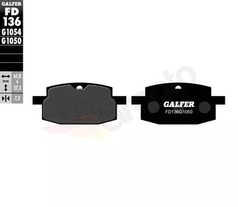 Brzdové doštičky Galfer - FD136G1050