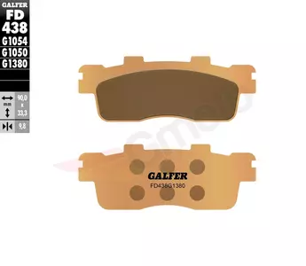 Brzdové doštičky Galfer - FD438G1380
