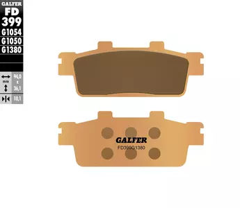 Brzdové destičky Galfer - FD399G1380