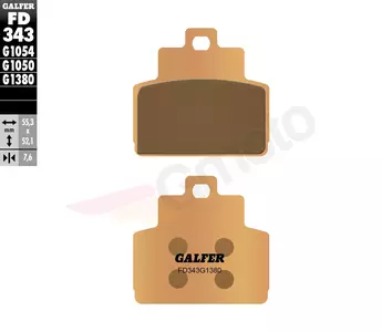 "Galfer" stabdžių trinkelės - FD343G1380