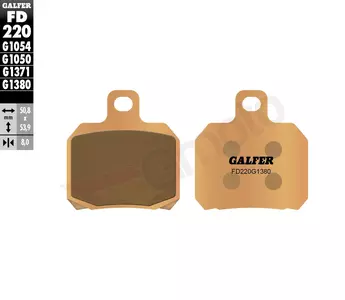 Brzdové doštičky Galfer - FD220G1380