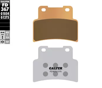 Спирачни накладки Galfer - FD367G1375