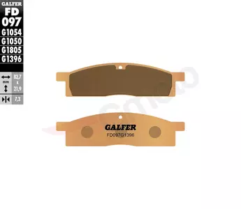 Brzdové doštičky Galfer - FD097G1396