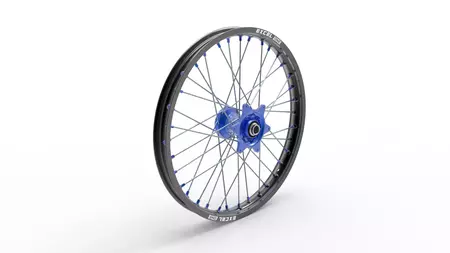 Täydellinen etupyörä Kite Sport 21x1.6 alumiini musta/sininen - 40.247.0.BL