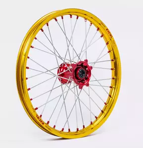 Täydellinen etupyörä Kite Elite 21x1.6 alumiini kulta-punainen - 20.007.0.SP