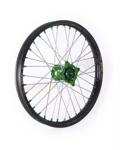 Цялостно предно колело Kite Elite 21x1.6 алуминий черно-зелено - 20.177.0.VE