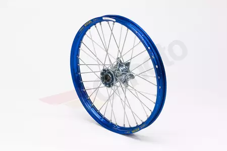 Komplet forhjul Kite Elite 19x1.6 aluminium blå/sølv - 20.757.1.BL