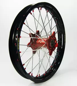 Kite Elite 19x1.85 alumiininen täydellinen takapyörä musta/punainen - 20.558.0.RO