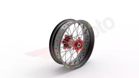 Roda traseira completa Kite Flat track 19x3.0 alumínio vermelho - 39.018.0.RO