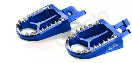 Conjunto de apoios para os pés em alumínio azul Kite - 29.215.0.BL