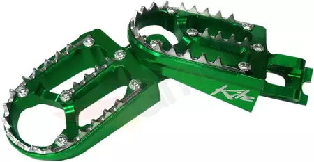 Podnóżki aluminiowe Kite zielone komplet - 29.220.0.VE