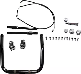 Klock Werks Klip hanger handlebars 14" Indian black/chrome - KW06-01-9011-BC