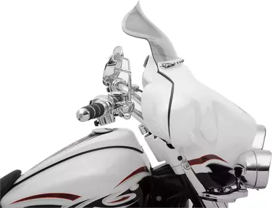 Klock Werks Flare 21,5 cm getönte Motorrad-Windschutzscheibe - KW05-01-0209-E