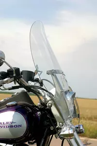 Klock Werks Flare Billboard Motorrad Windschutzscheibe transparent - KW05-03-0225-E 